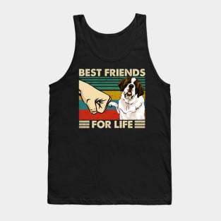 Paw-some Peaks St. Bernard Pride, Tee Best Friends For Life Tank Top